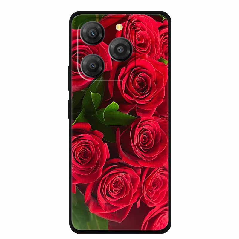 Για θήκη Blackview Shark 9 Shark9 Coque 6.67" Μαύρη Σιλικόνη Μαλακό Πίσω Κάλυμμα Θήκη Για θήκες τηλεφώνου Blackview Shark 9 Αντικραδασμική