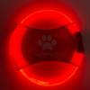 LED luminous Dog Flying Discs Glowing Interactive Dog Trainning Toy Self Happy 3 Modes Light Pet Luminous Flying Discs