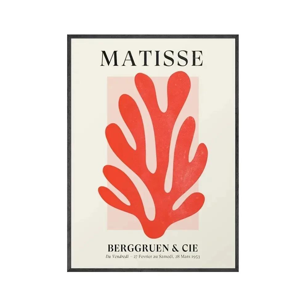 Abstract Matisse Abstract Leopard Color Block Aesthetics Posters And Prints Wall Art Canvas Painting Animal Living Room Decor