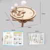 DIY Solar System Model Mechanical Set Astronomy Sun Earth Moon Planet STEM Experiment Toy Set Science Education Wooden Puzzle