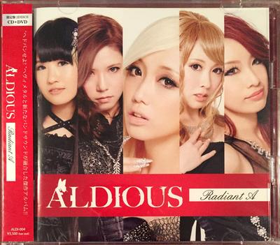 CD ALDIOUS  Radiant A ALDI004 VAA 2015 Japan ObiJapanese PopRock Used