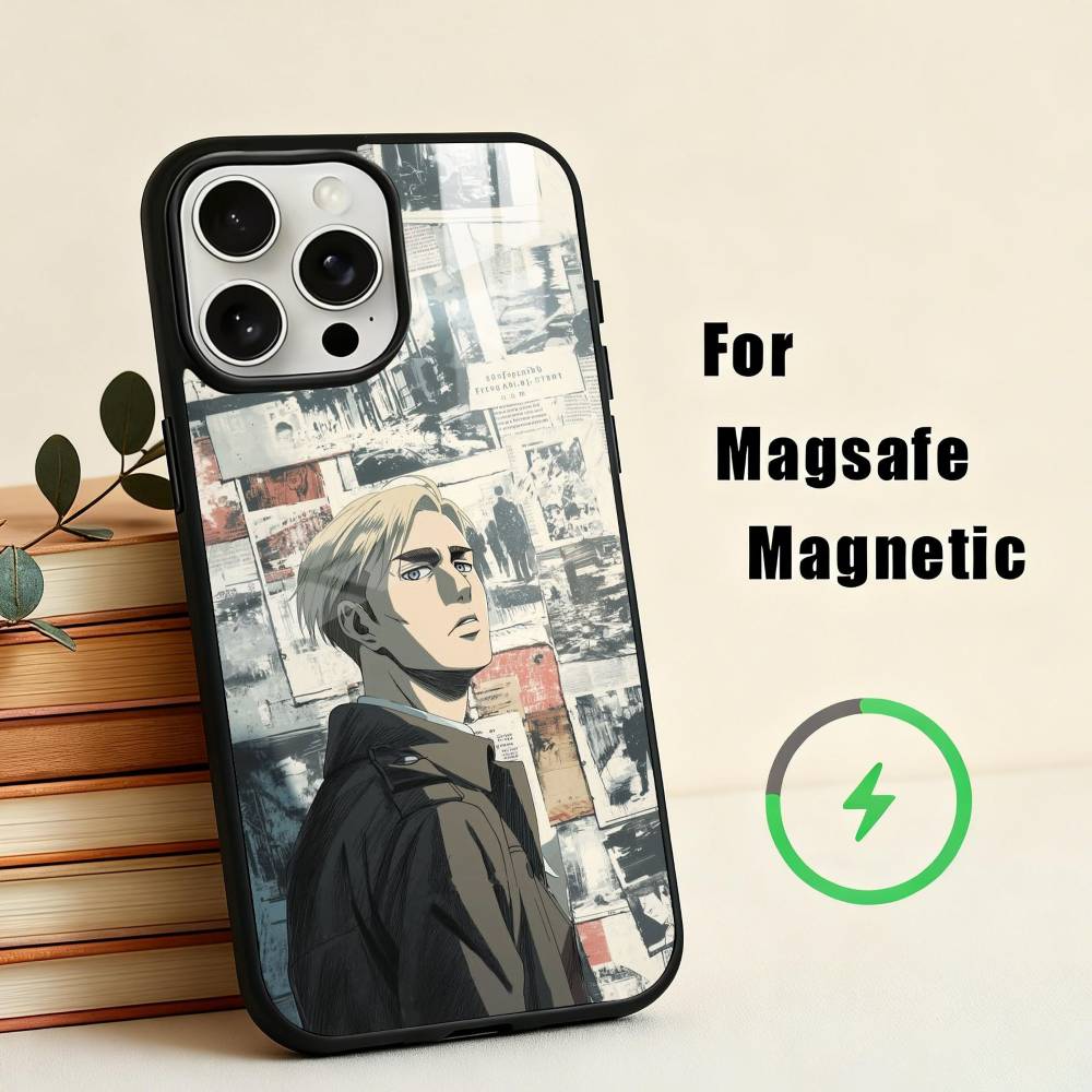 A-anime E-Erwin S-Smiths-S Phone Case For iPhone17,16,15,14,13,12,11 Plus,Pro Max Magnetic For Magsafe Wireless Charging