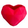 Fun Shaped Flower Pot Geometric Heart Shape Flowerpot, Decorative for Indoor Charming Plant Container Outdoor, Creative Love Planter Home Garden