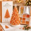 Beaded Christmas Tree DIY Kit, Colourful Plastic Bead Ornament Craft Set, Handmade Holiday Tree Making Kit for Kids Adults