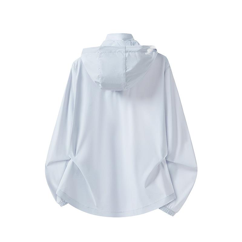 Nylon original yarn new ice silk cool jacket women's sunscreen clothing summer UV protection breathable sunscreen clothing men