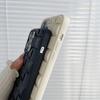 For iPhone 12 Pro Max 3D Cube Weave Texture Skin Feel Phone Case