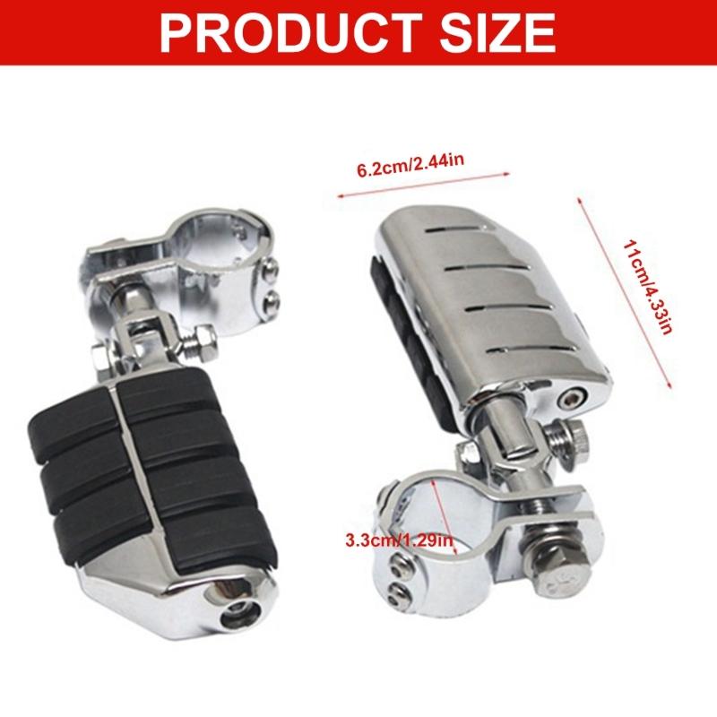 Heavy Duty Aluminum Foldable Foot Pegs Adjustable Angle Anti Slip Designs Motorcycle Footpegs Upgrades for Bike  883