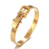 Geometric Stainless Steel Letter Bracelets For Men And Women Trendy Punk Accessories