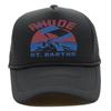 American Retro Printed Truck Hat Outdoor Shade Baseball Cap Rhude Summer Net Hat Trendy Truck Hat