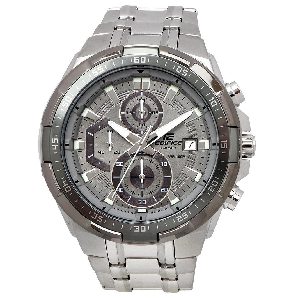 Casio EDIFICE International Watch, Chronograph, Gray, EFR-539DE-8AV