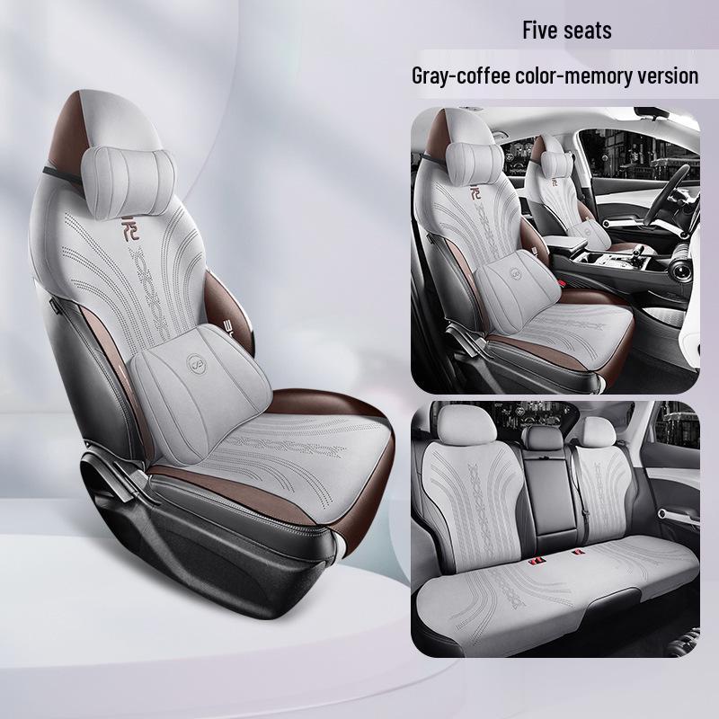 ZFL Sports Leather All-Season Seat Cushion for BYD Yuan PLUS