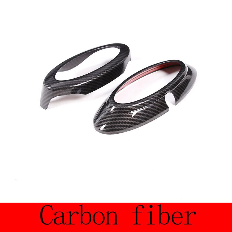 

ABS Carbon Fiber/Matte Black For Ford Maverick 2026 Car Tailgate Logo Cover Ring Front And Rear Logo Cover Car Accessories