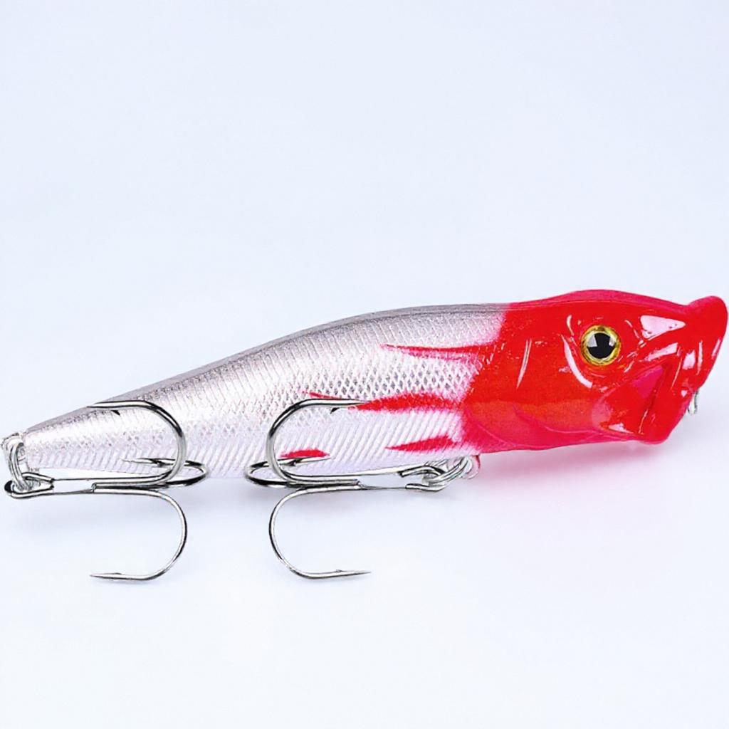 Hot Selling Popper Lure Fishing Tackle Bait Tools Topwater Hard Lure for Bass Trout Saltwater Freshwater Fishing Accessories