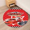 Truck Printed Round Rug Carpet Chair Rug Area Rug Entryway Doormats,for Office Chair Living Room Bedroom Kitchen Room.