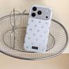 Round Edge Double Layer Polka Dot Anti-Drop Case for iPhone 15/17/16 Pro Max
