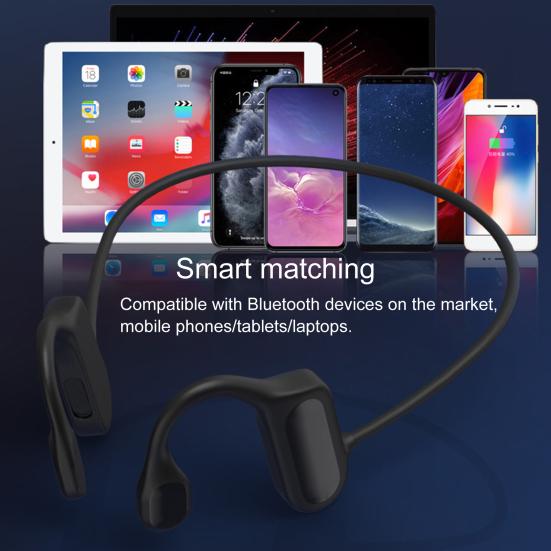 BL09 Bluetooth-compatible Earphone Waterproof Long Standby IPX5 Life Stereo Wireless Hanging-ear Bone Conduction