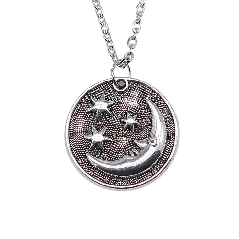 Hollow Charm Star Necklace Minimalist Geometric Pendant Celestial Aesthetic Jewelry 43cm Chain