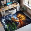 Custom Name Dragon Printed Carpet,Rug for Office Chair Living Room Bedroom Kitchen Room Decor Gifts.