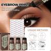 Eelhoe Hairline Eyebrow Liner (Black With Eyebrow Stickers) Eyebrow Pencil For Natural Lazy Person'S Quick Makeup Eyebrow Liner