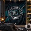 Wandbehang Wandteppich Philadelphia Eagles Druck Stoff für Wohnzimmer Schlafzimmer Heimdekoration