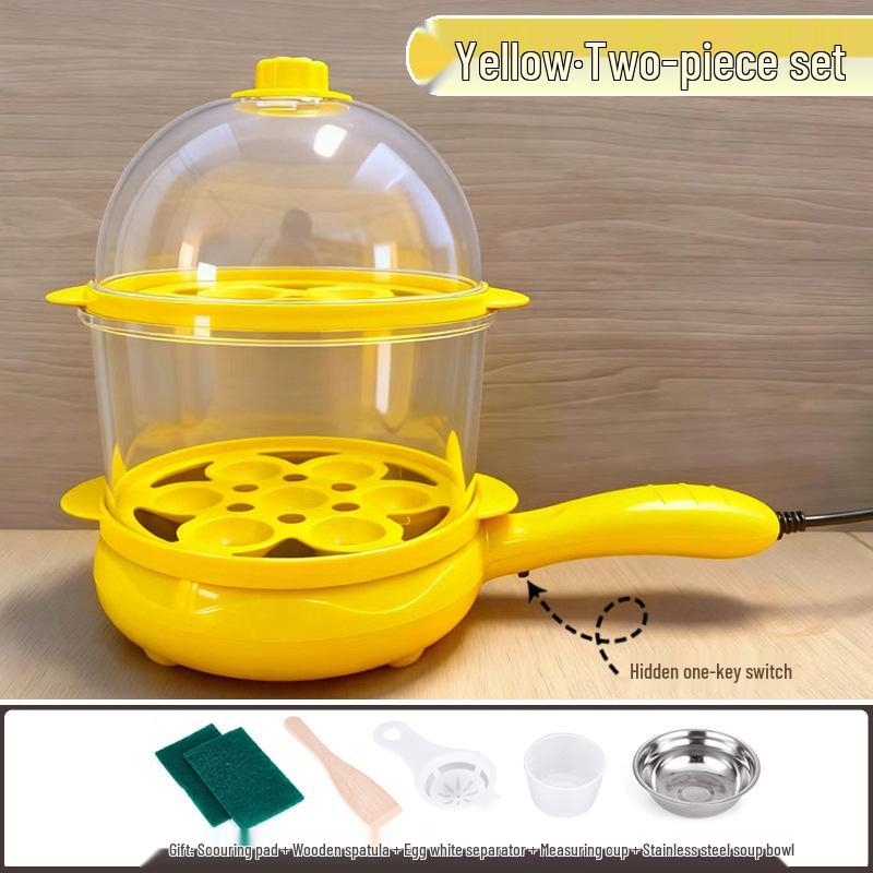 Canxiang Non-Stick Electric Frying Pan: Poached Eggs, Dumplings, Pot Stickers & Breakfast Cooker