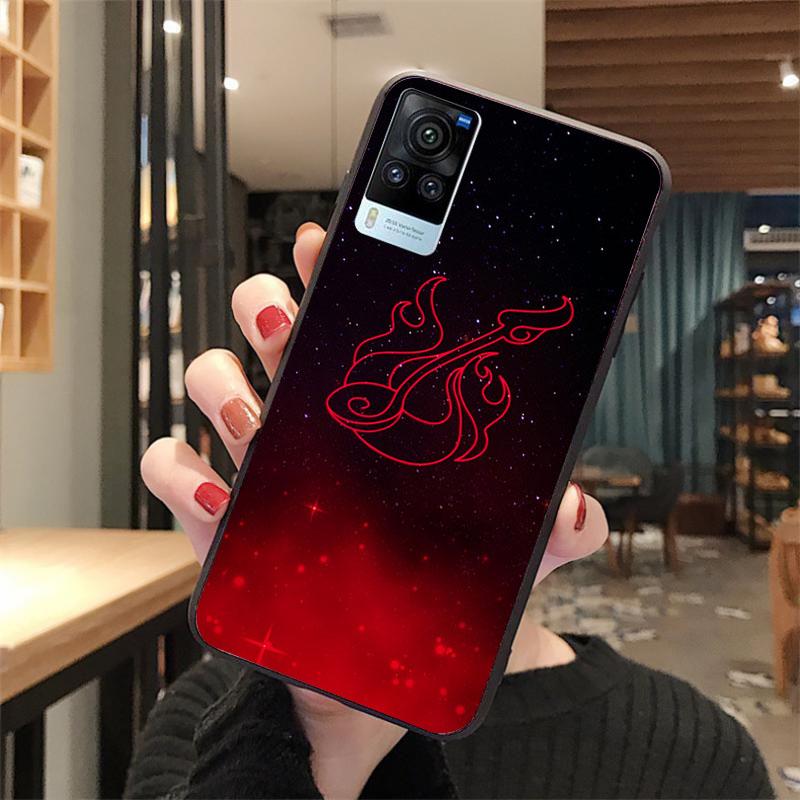 Genshin Impact Constellation Phone Case for VIVO V21E V21 V23 V23E V2109 Y53S Y33S Y55 Y76 Y31 Y21 Y72 Y01 Y21S Y11S