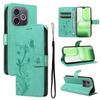 Wallet Case for 600 Lite 5G - Leather/PU, Green, With Lanyard