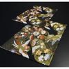 Boxed ready gifts Japanese present that foreigners will appreciate. Kimono-style obi-patterned wa-fu tea mat set 2 full design (Asuka).