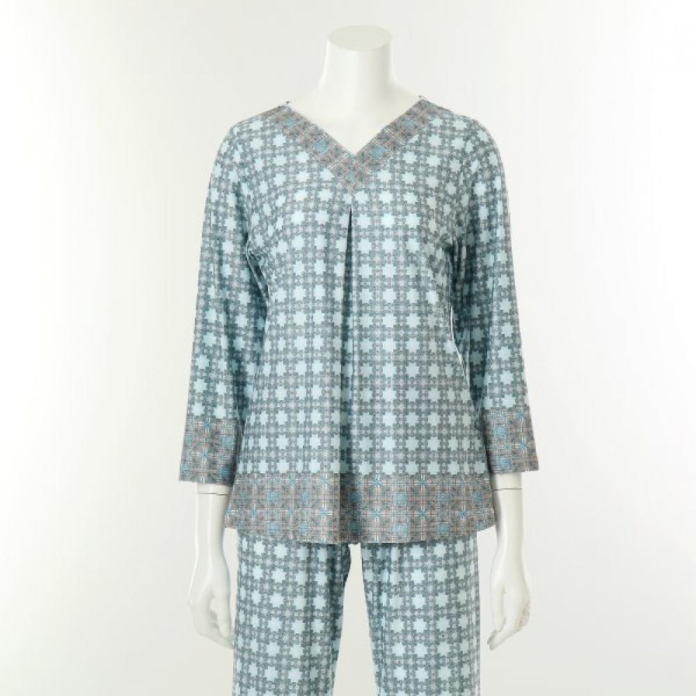 Wacoal Women Indoor Wear Set 50d Spandex Geometric Print Wpa379ws Wpa379wp