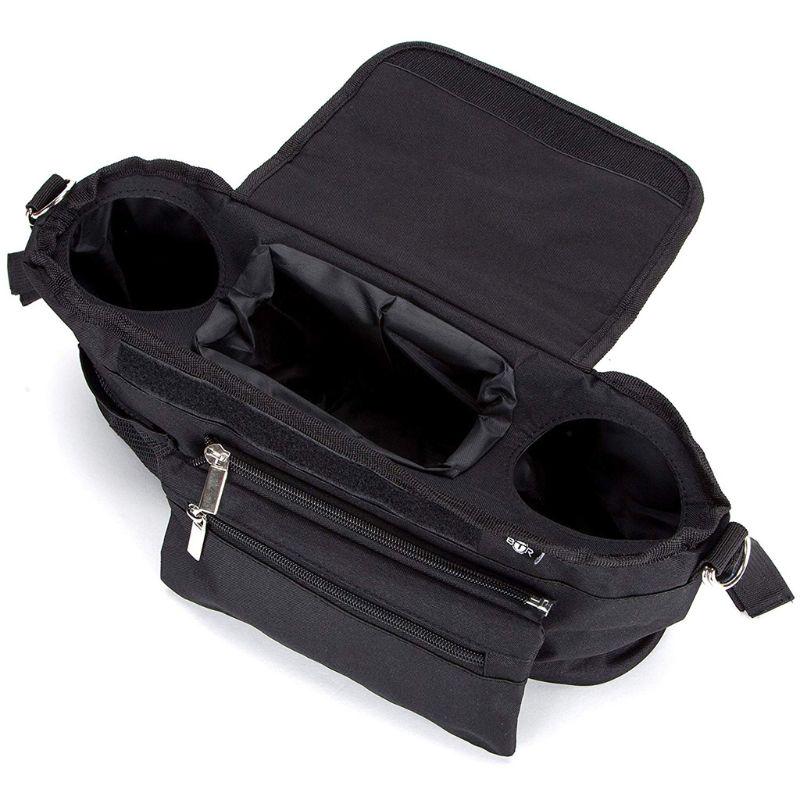 black pram organiser