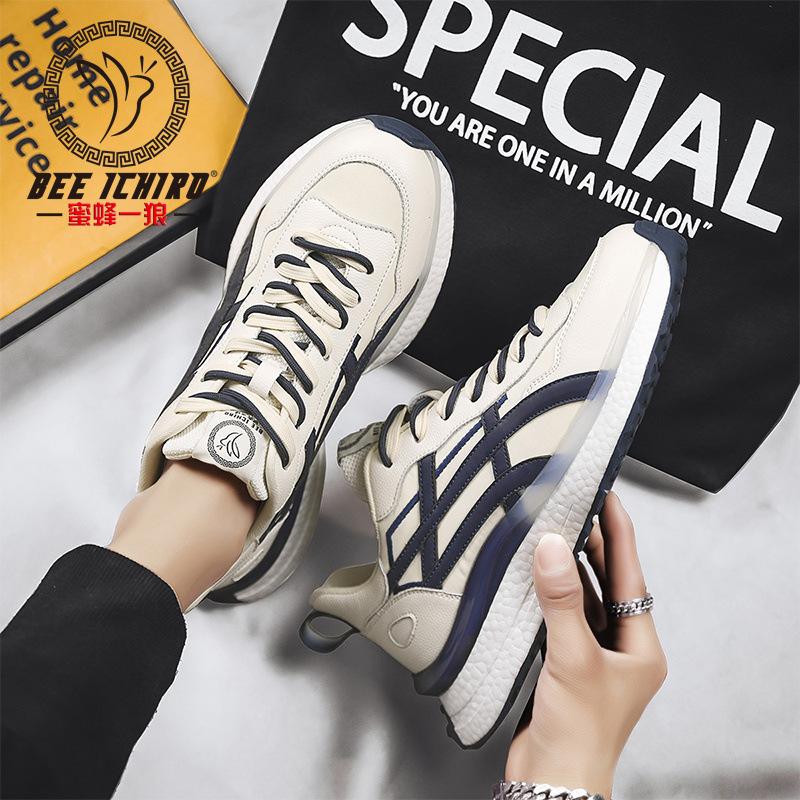 Men's shoes couple popcorn sneakers spring and summer cloth casual dad trendy shoes