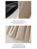 Rong Tai Women's Spring 2026 A-Line Cotton Skirt - Breathable Elastic Waist with Large Hem