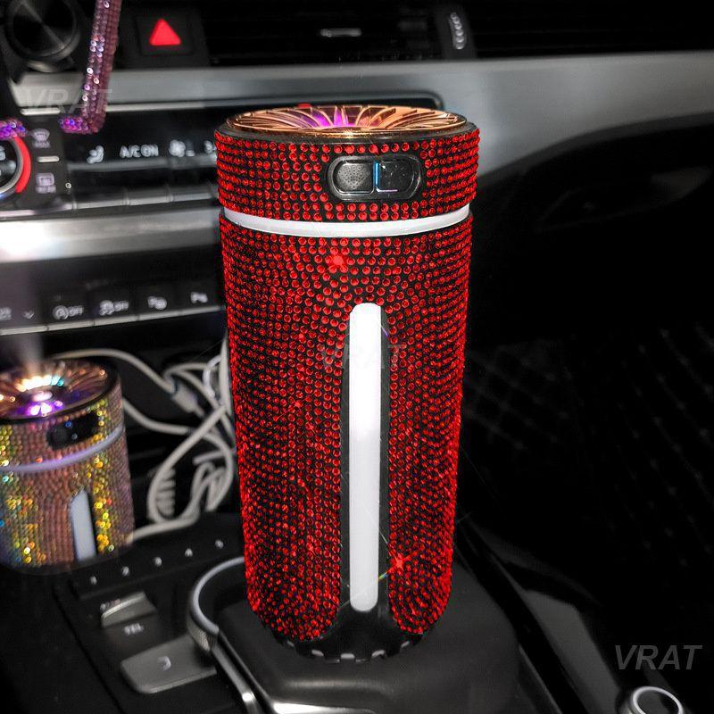 

Car Humidifier 7 Colors Easy To Use Create A Relaxed Atmosphere Compact Design Improve Air Quality Led Display Auto Shut Off
