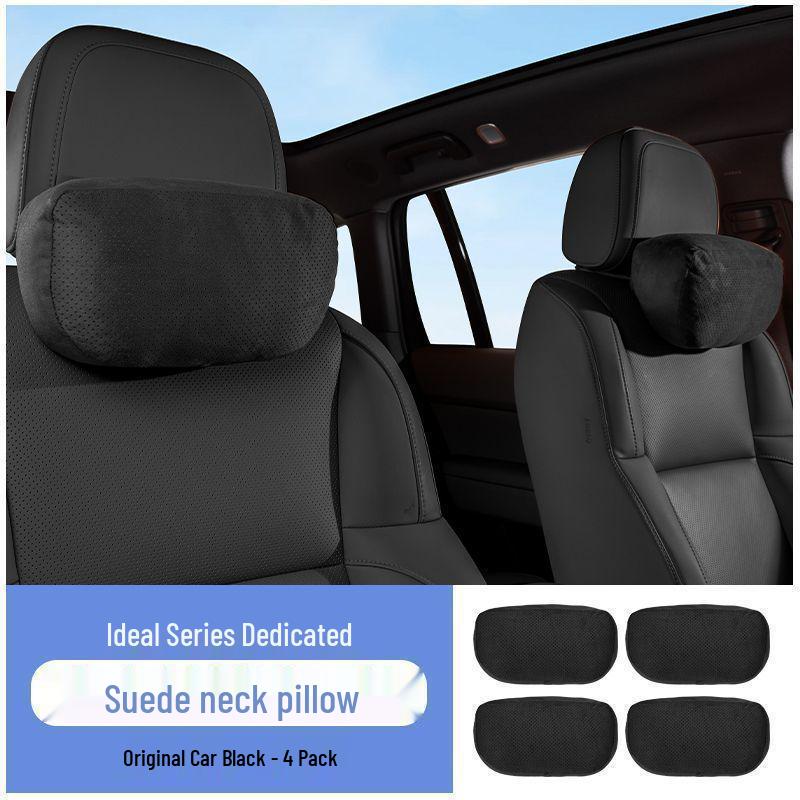 

Ideal Headrest Neck & Lumbar Support Pillow - Breathable, All-Season, Universal Fit for L6-L9 Models Suede Neck Pillow Orange (1 piece)