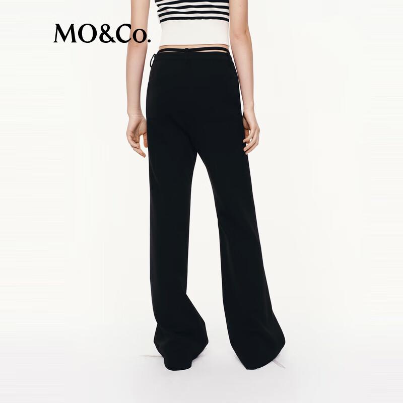 MO&Co. 2025 Autumn Micro Flare Casual Pants