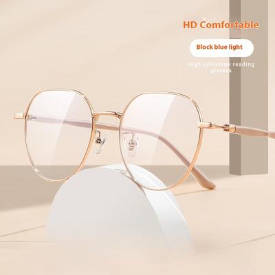 Kurzsichtigkeitsbrille Retro Flache Brille Schwarzer Rahmen Blaulichtfilterbrille