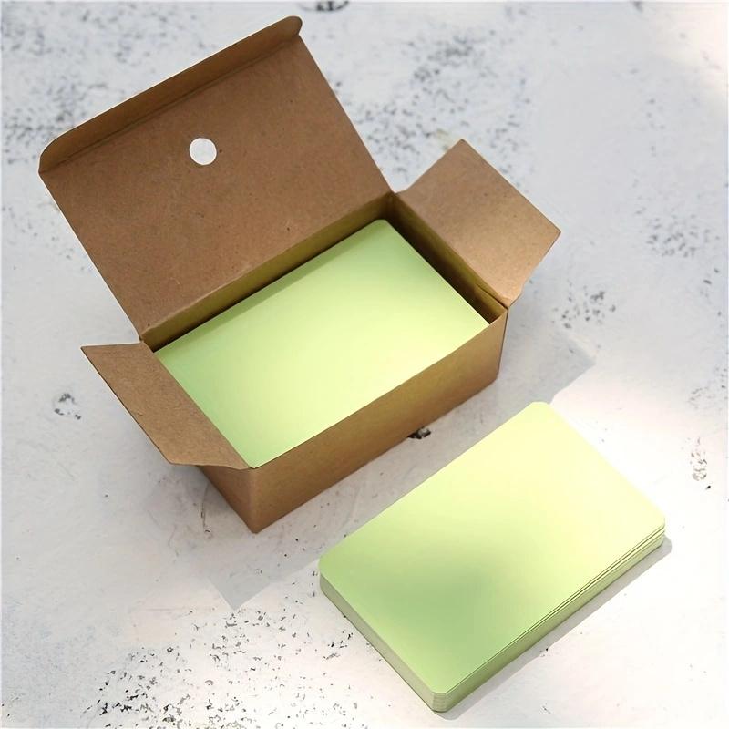 100pcs Blank Card Greeting Card Postcard Graffiti Bookmark Message Card Small Note Pad