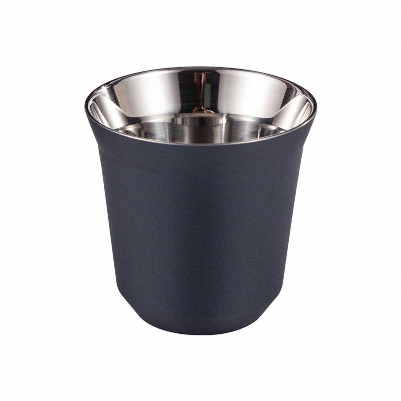 Italian 80ML Double-Wall Stainless Steel Children's Coffee Cup - Heat & Cold Insulated [New]