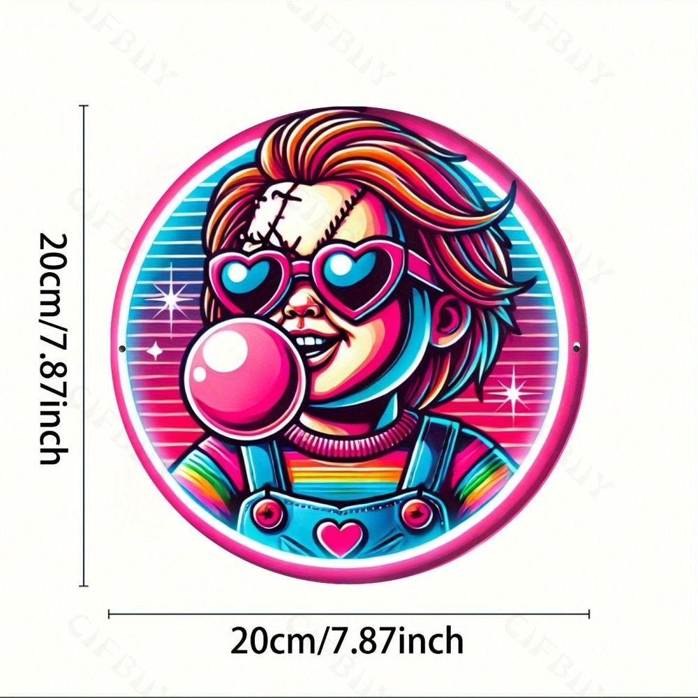 Metal Tin Sign Retro Decorative Art Painting 20x20cm