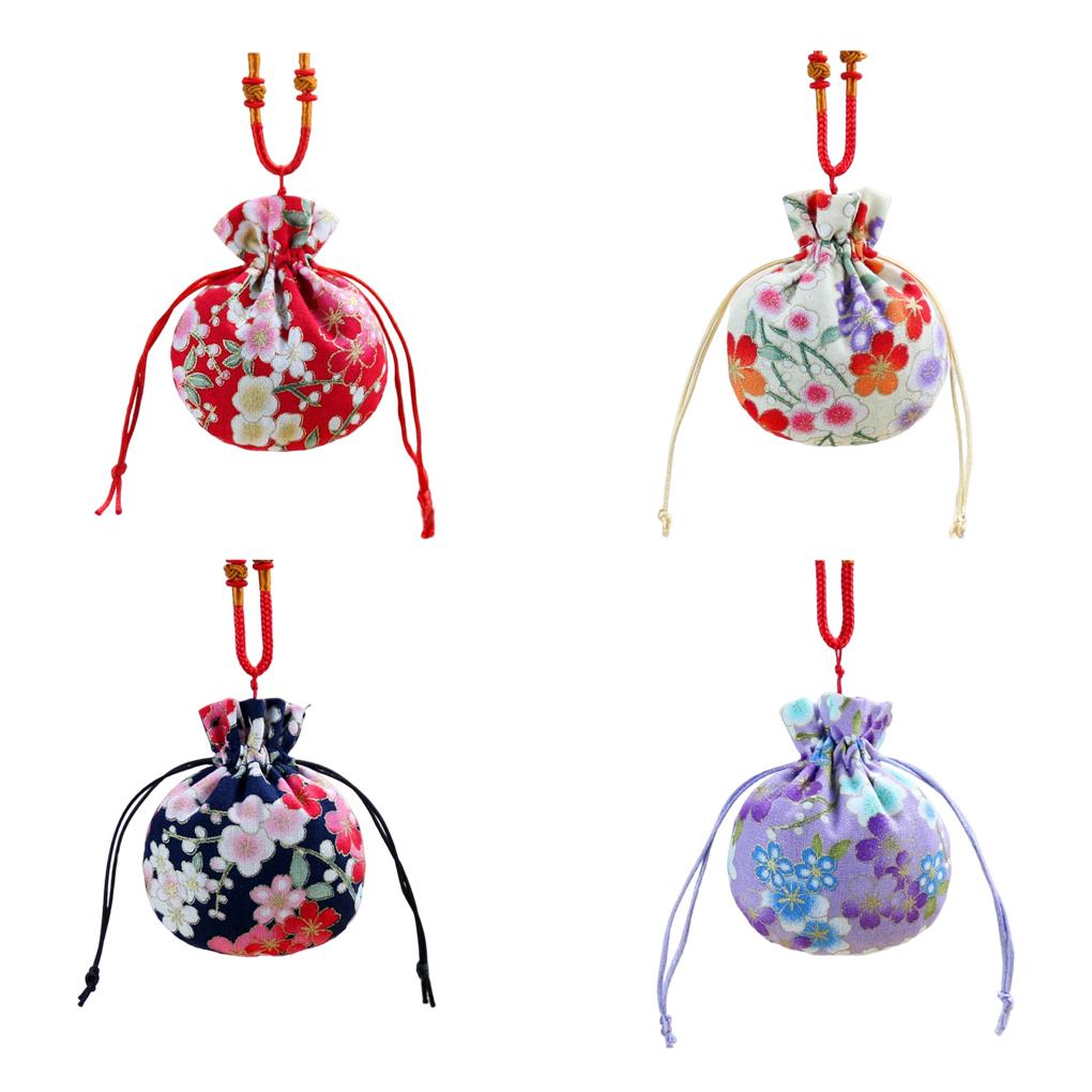 Drawstring Sachet Bag Chinese Style Neck Hanging Fragrance Bags with Tassel Pouch Gifts Packaging Party Favor Jewellery