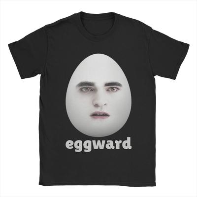 Twilight Eggward Meme TShirt for Unisex Vintage Pure Cotton Tees Round Collar Short Sleeve T Shirts Original Tops