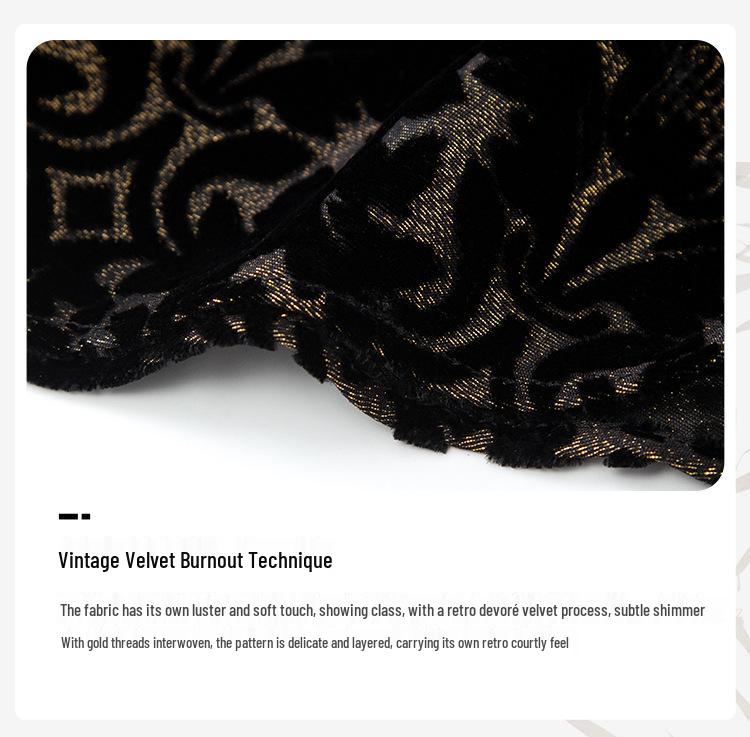 Seiden-Burnout-Samt Langarmshirt – Damen Luxusmode, Lockere Passform, Alterslos.