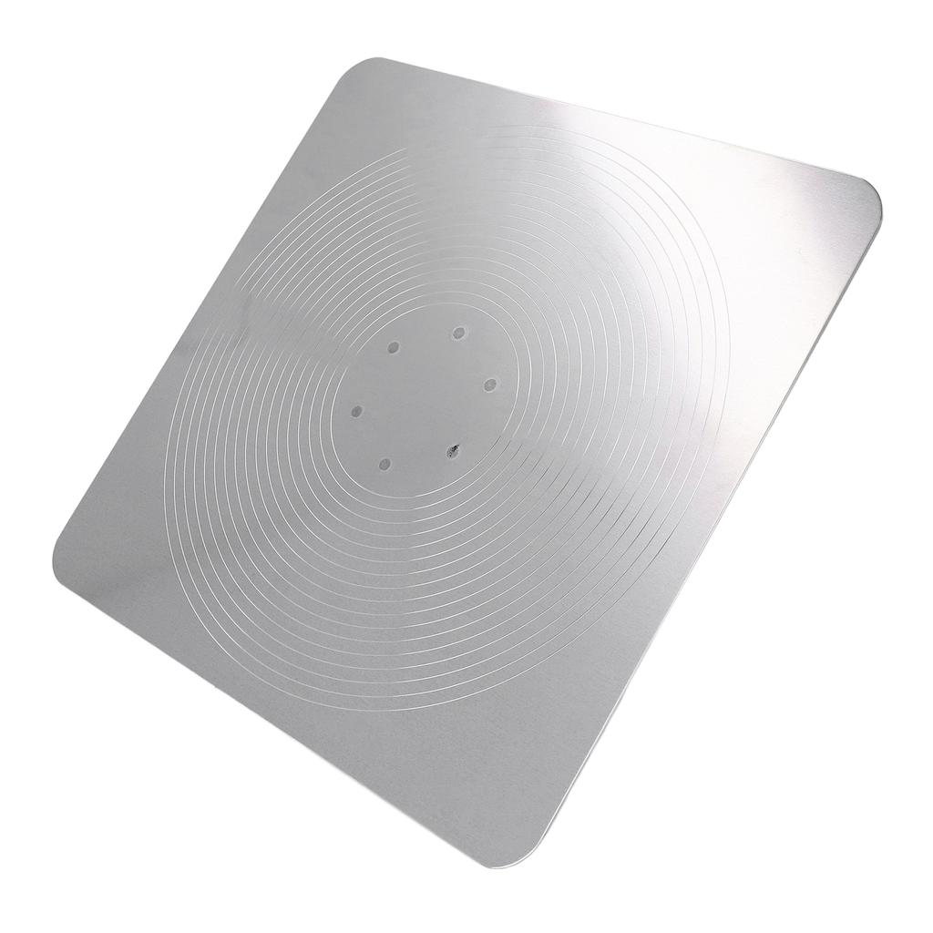 Drywall Hawk Aluminum Alloy Mortar Board Plaster Tool Masonry Cement Lightweight Plastering with Handle 330mm