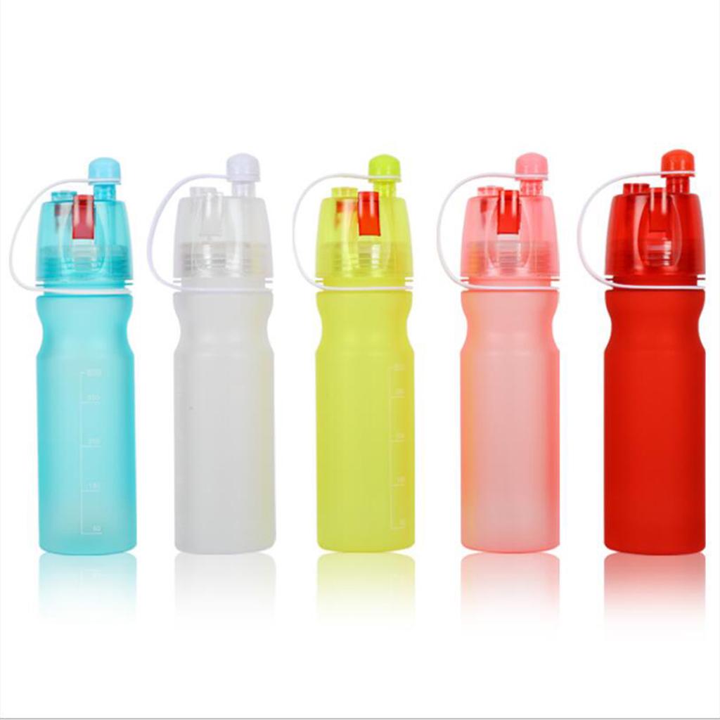 600ML Cyclone Sport Spraying Bottle Outdoor Water Cup for Travel White