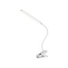 Eye-Friendly LED Clip-On Desk Lamp with Clock – Perfect for Study, Dorm, and Bedside Reading