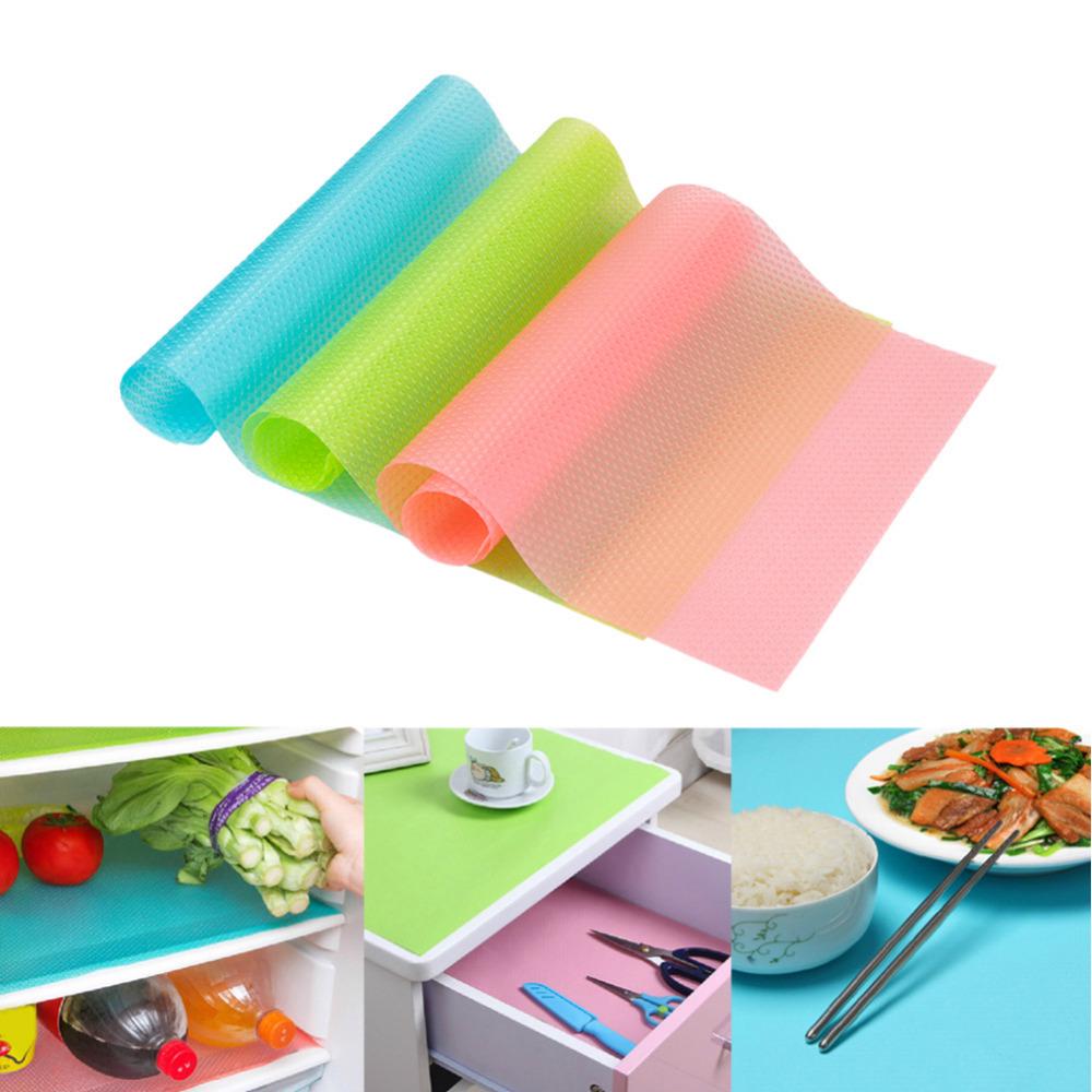 Kaufe 4pcs/set Refrigerator Pad Tableware Placemat Waterproof Pad Joom