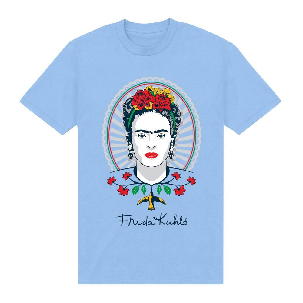 Frida Kahlo Unisex Portrett-T-skjorte for voksne