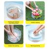 6.8/12L Foldable Water Bucket with Portable Handle Waterproof PVC Wash Basin Bag Multifunctional Outdoor Camping Fishing Collapsible Water Storage