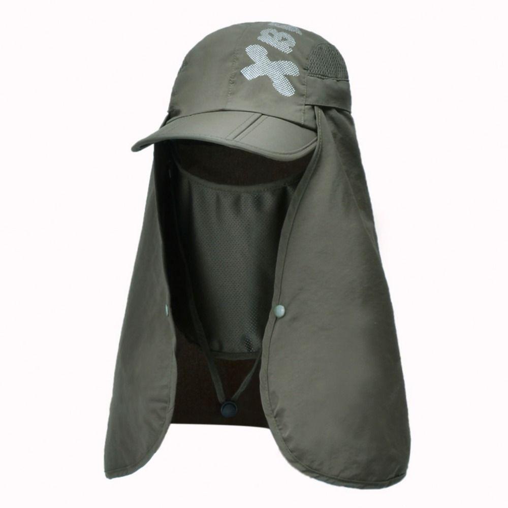 Foldable UV Protection Hiking Cap Quick Drying Quick Drying Sun Hat Summer Hiking Sun Hats  Men