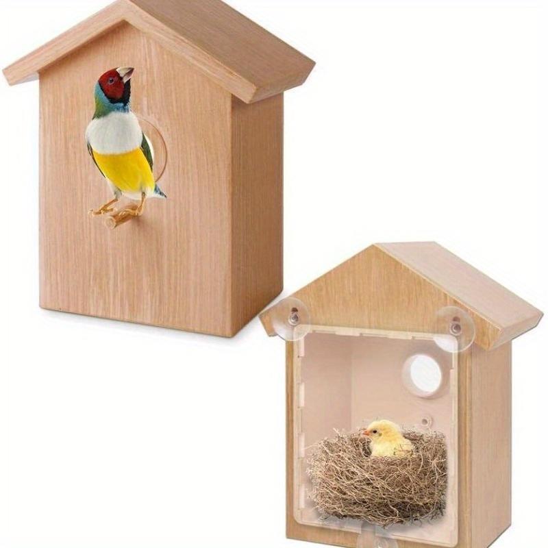 1pc Outdoor Bird s Nest Bird Feeder Bird s Nest With Suction Cups DIY Bird s Nest Bird s House Outdoor Bird Feeder